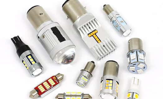Modern LED bulbs for classic vehicle lights