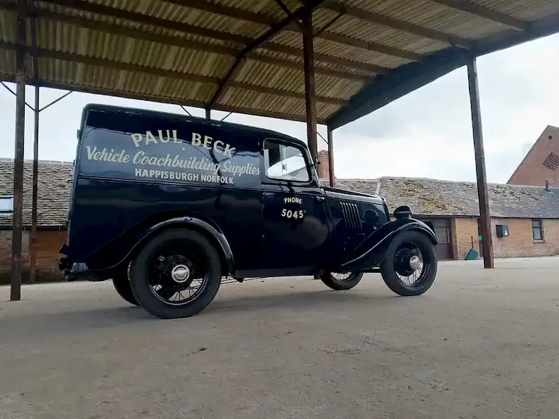 Ford Model Y Van sign-written commercial