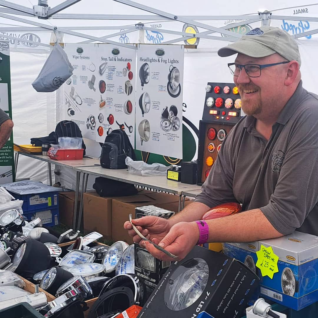 Ray at Beauleau Autojumble 2022