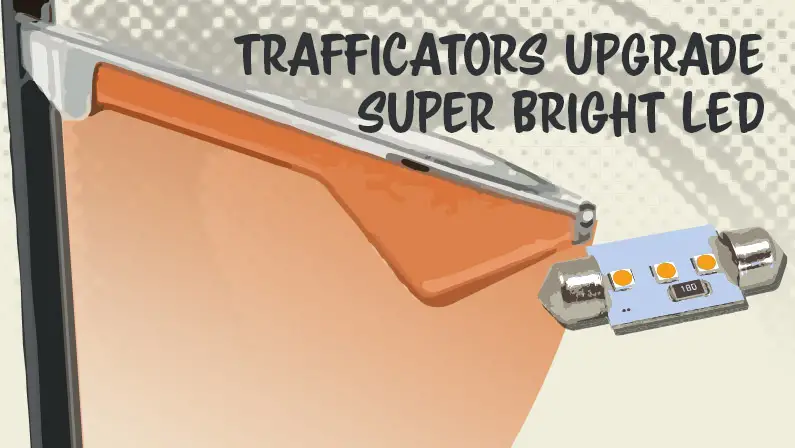 Trafficators Super bright Flashing LED upgrade