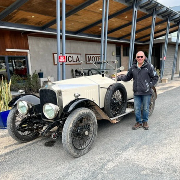 Steve Butler and his 1923 Vauxhall 30-98