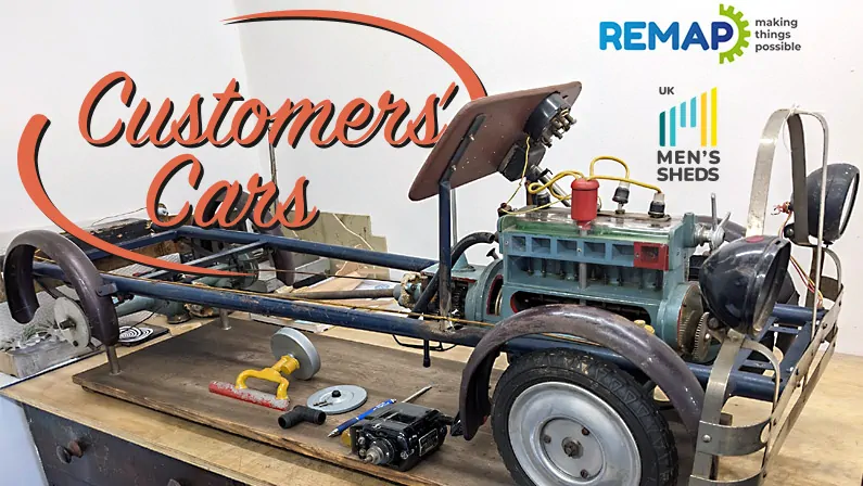 A Vintage model car Restoration to help dementia sufferers and men's wellness