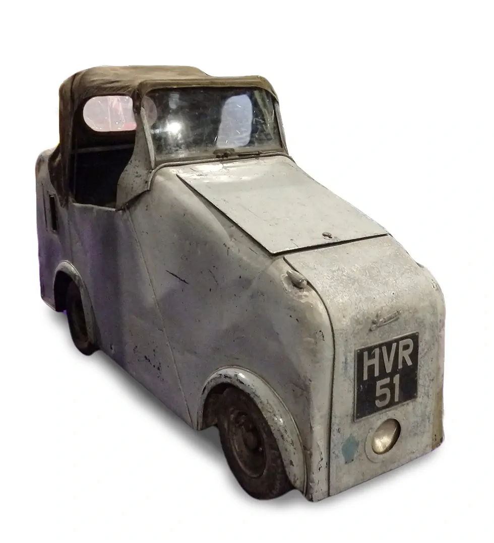 Lamar_microcar_silver Larmar microcar in bare aluminium